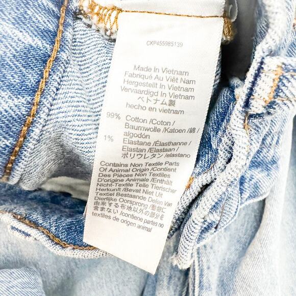 Madewell The Perfect Vintage Straight Jean Medium Wash Denim Size 28P - Picture 8 of 9